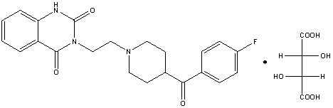 酮舍林酒石酸鹽