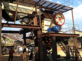 廣東某地100t/h焦炭破碎生產線