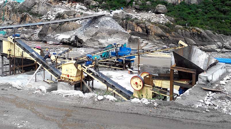 浙江時(shí)產(chǎn)500噸明礬石制砂生產(chǎn)案例