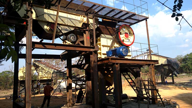 廣東某地100t/h焦炭破碎生產(chǎn)線