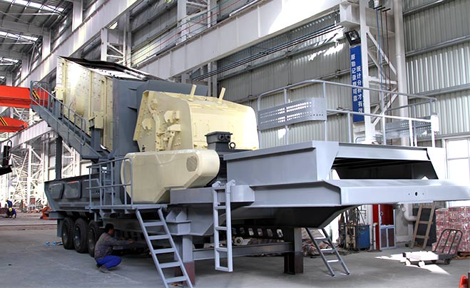 移動石子破碎機