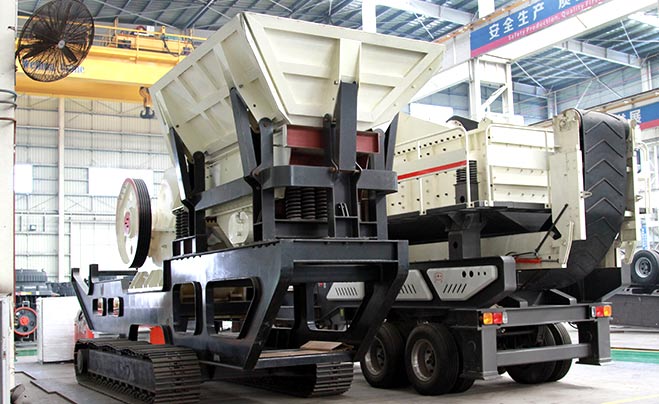 履帶式移動破碎站