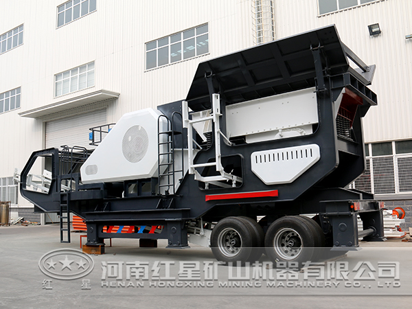 花崗巖輪胎移動破碎站