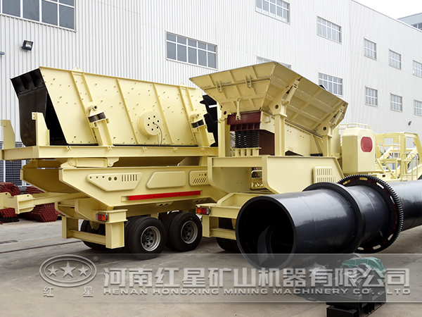 時產超150噸石英石移動破碎站