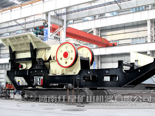 時產超150噸石英石移動破碎站