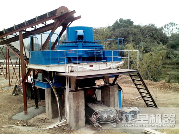 河卵石制砂工藝