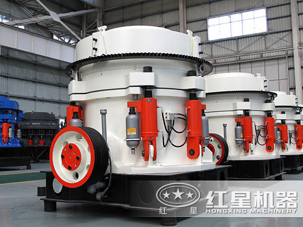 水洗砂生產線設備：圓錐破碎機