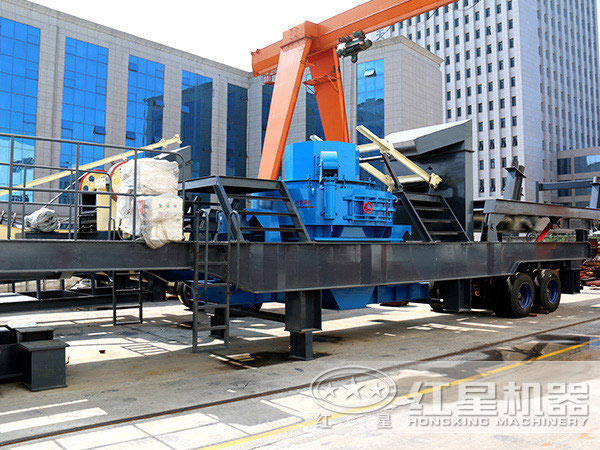 石英砂移動破碎站配置靈活