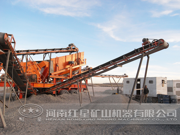 時(shí)產(chǎn)500噸花崗巖石料生產(chǎn)線現(xiàn)場