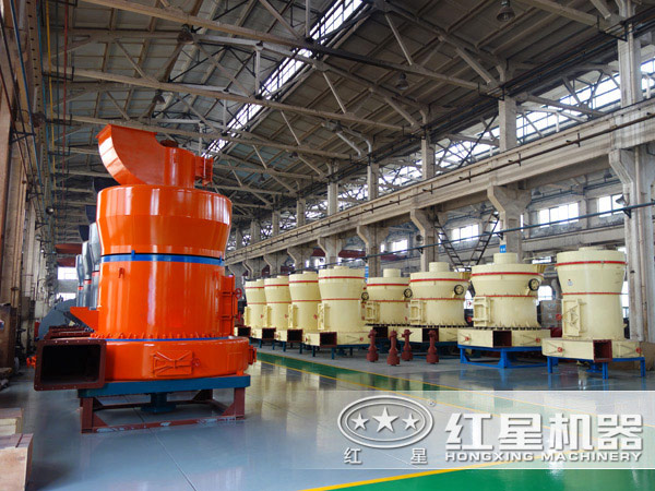 斜鋯石磨粉機占地面積小