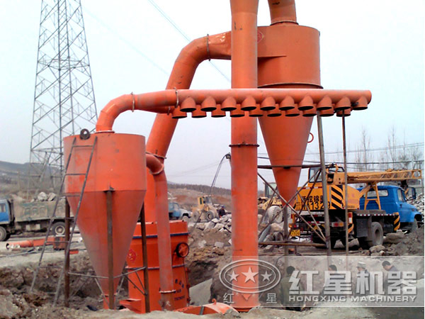 耐火材料磨粉生產線現場