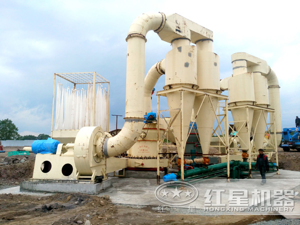 山東某大型石灰石磨粉加工廠