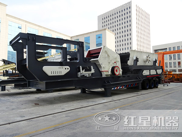 會跑的可移動破石子機