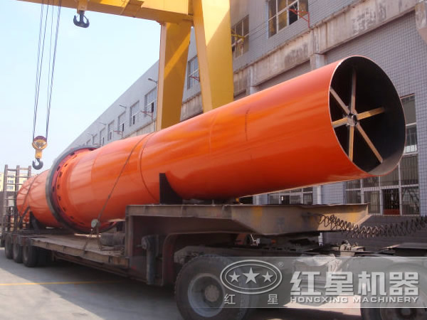 時產30-40噸礦砂烘干機發貨