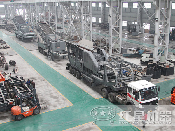 移動式破碎機車間圖