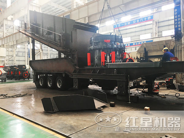 圓錐移動破碎機生產圖