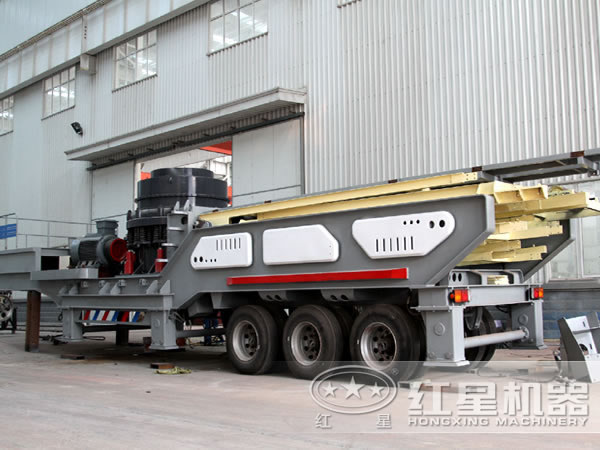 圓錐移動破碎機組合圖