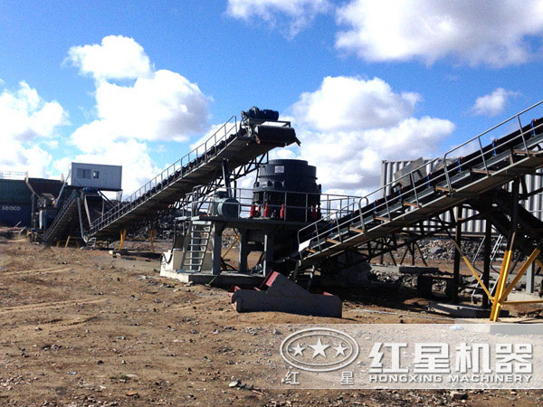 圓錐破碎機客戶現場