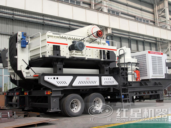 可移動圓錐破碎站