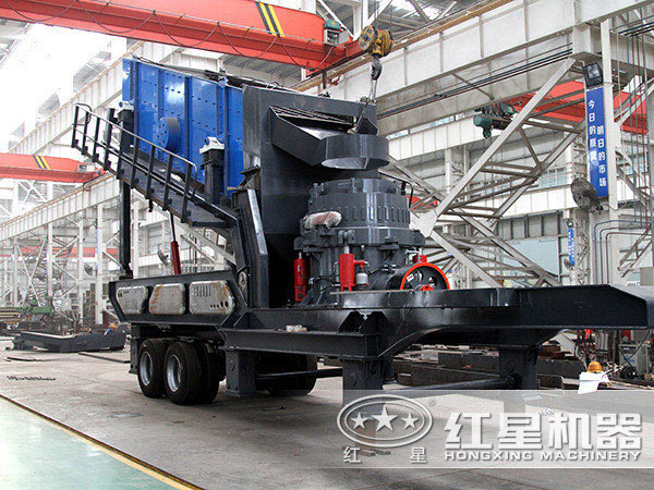 1200tph移動圓錐式破碎站