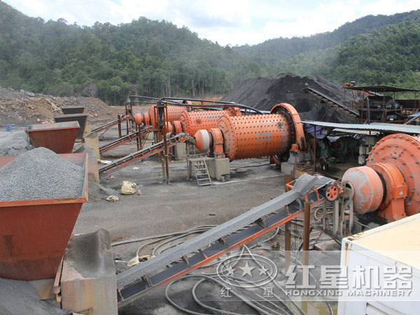 棒磨式制砂機客戶現(xiàn)場