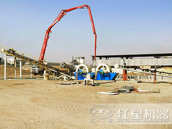 洗砂機客戶現場