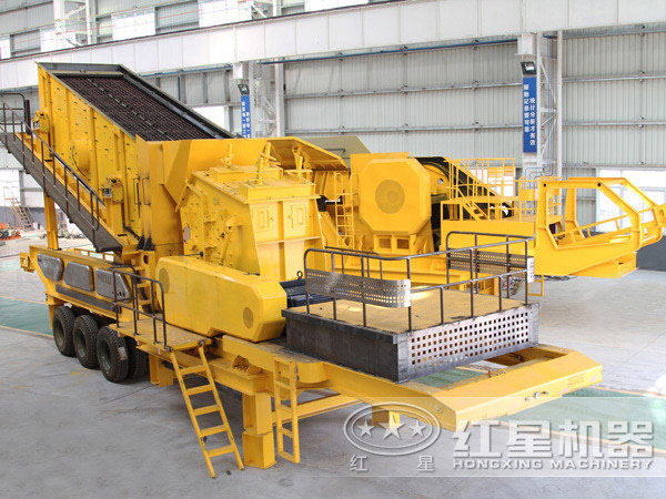 120tph輪胎移動式破碎站