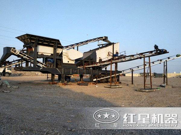 圓振動篩客戶現場