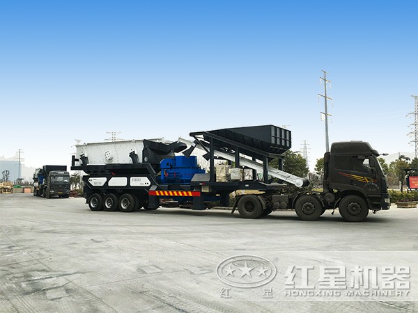 120tph沖擊移動破碎站