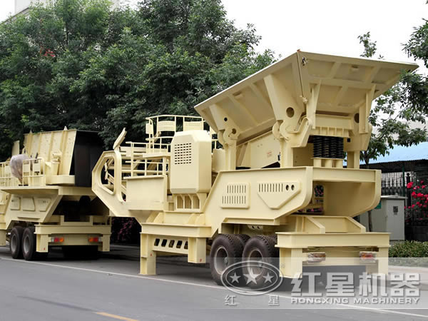 150t/h輪胎移動式破碎站