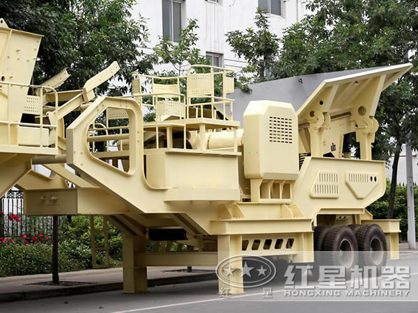 紅星1100tph建筑垃圾移動(dòng)破碎站