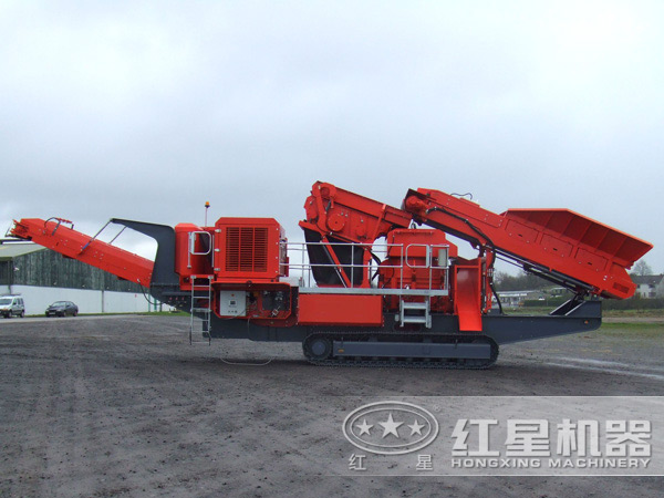 150tph履帶移動圓錐式破碎站